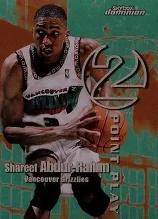 1999-00 SkyBox Dominion #10 TP 2 Point Play Plus Card #10 TP