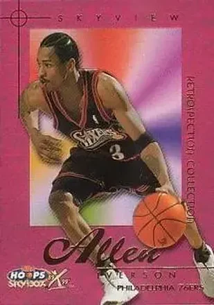 1999-00 Hoops Decade - Retrospection Collection Parallel #3RC - Allen Iverson - Philadelphia 76ers
