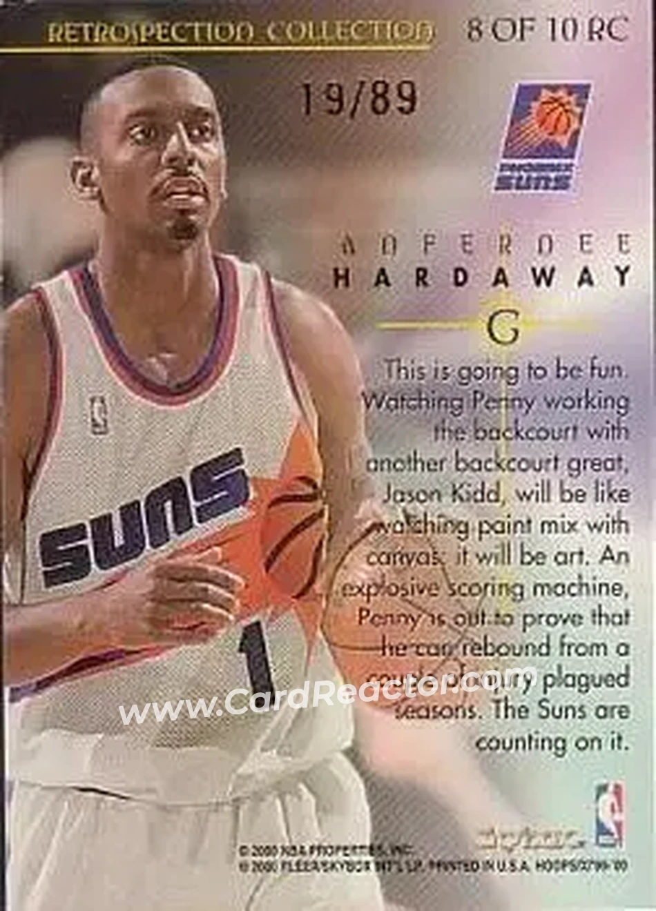 Back of Anfernee Hardaway