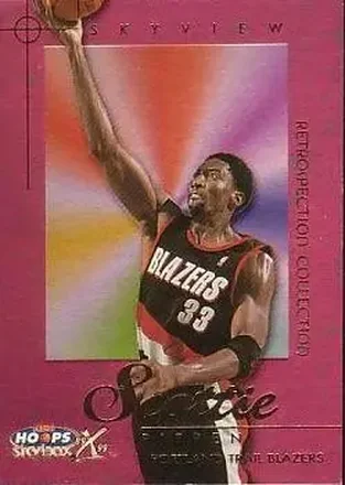 1999-00 Hoops Decade - Retrospection Collection Parallel #9RC - Scottie Pippen - Portland Trail Blazers