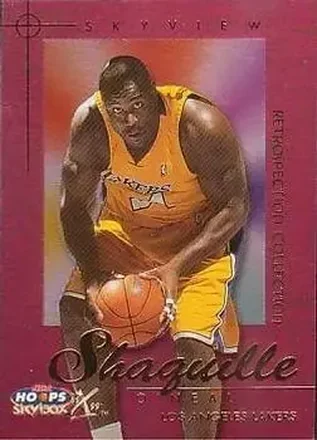 1999-00 Hoops Decade - Retrospection Collection Parallel #10RC - Shaquille O'Neal - Los Angeles Lakers