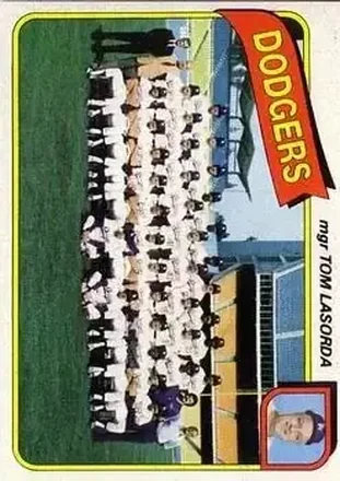 1980 Topps #302 - Card #302 - Los Angeles Dodgers