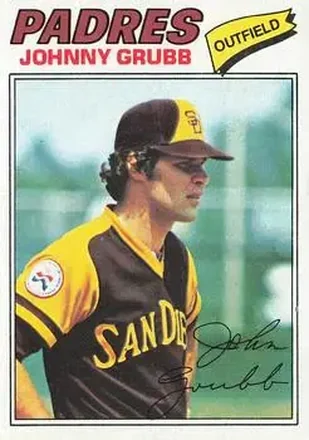 1977 Topps #286 Johnny Grubb