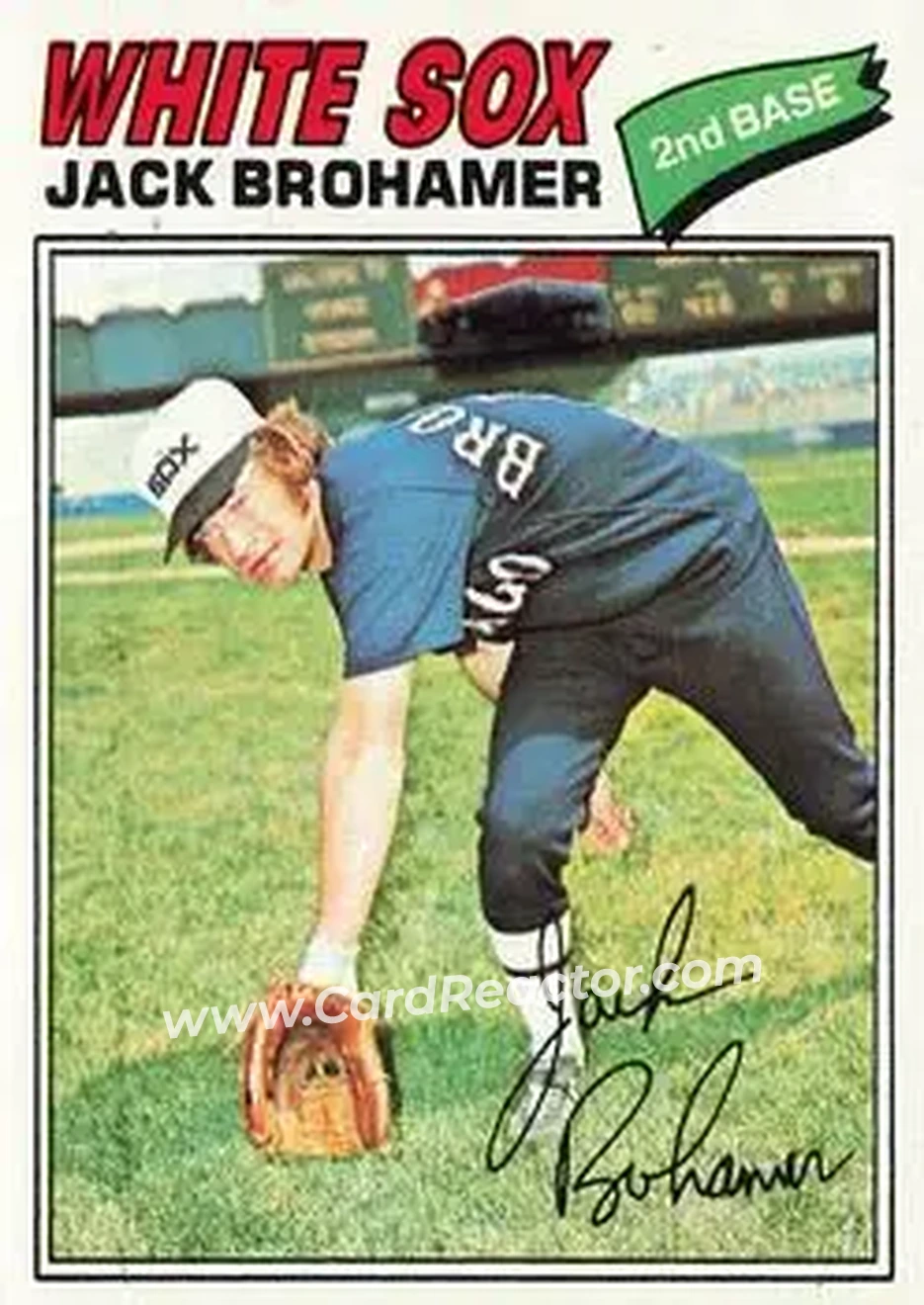 1977 Topps #293 - Jack Brohamer - Chicago White Sox