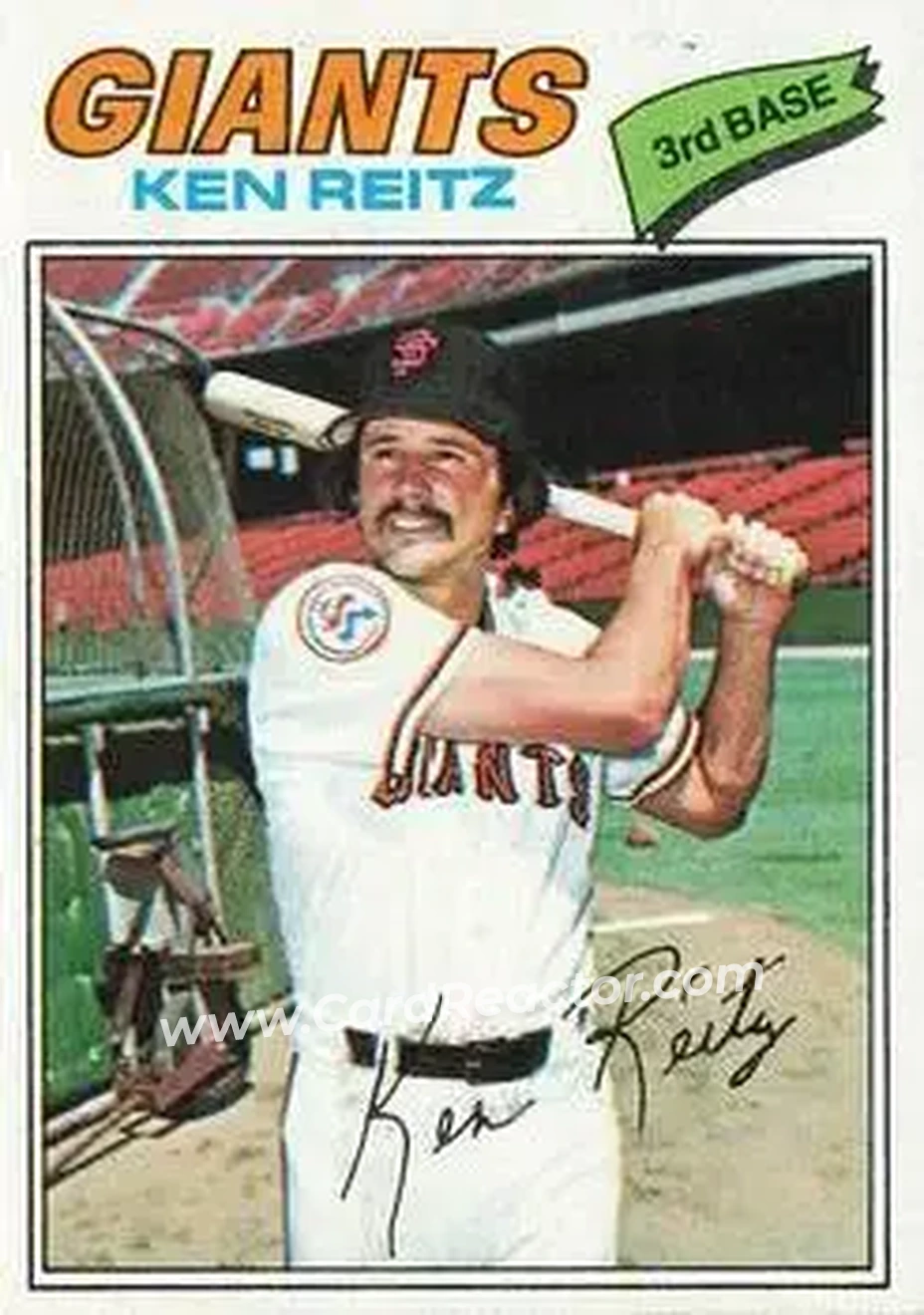 Front of Ken Reitz