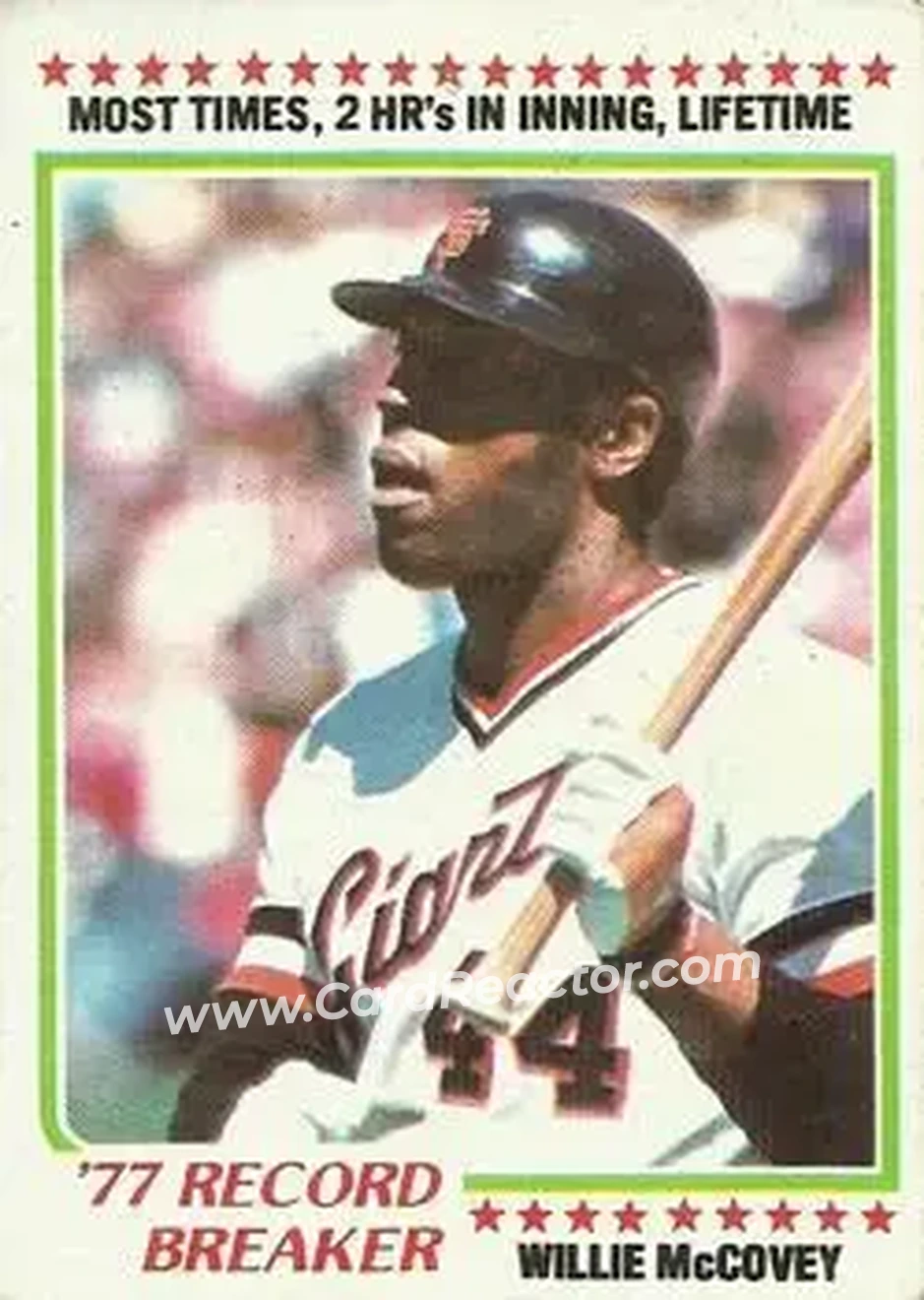 Front of Willie McCovey