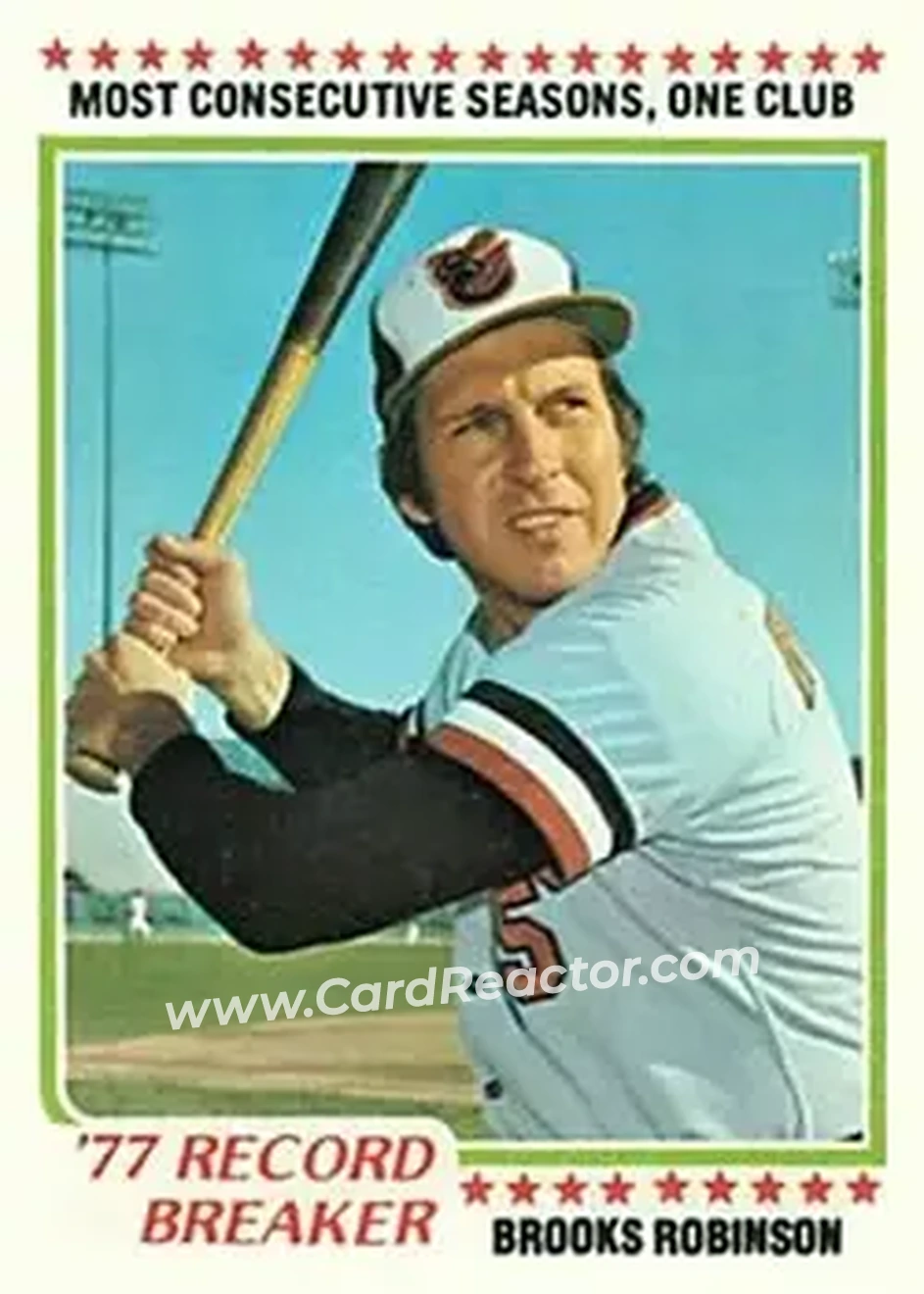Front of Brooks Robinson