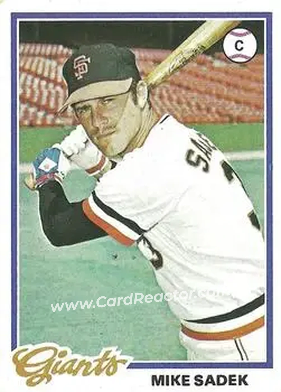 1978 Topps #8 - Mike Sadek - San Francisco Giants