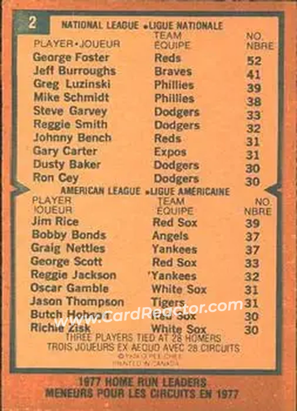 Back of Card #2
