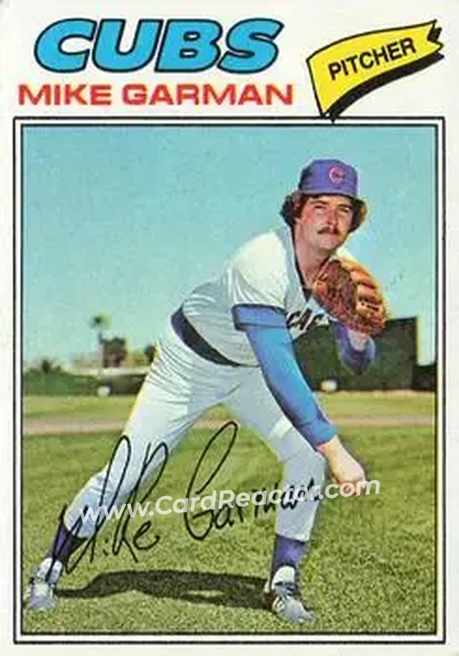 Front of Mike Garman