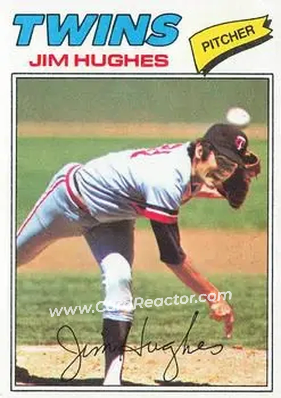 1977 Topps #304 - Jim Hughes - Minnesota Twins