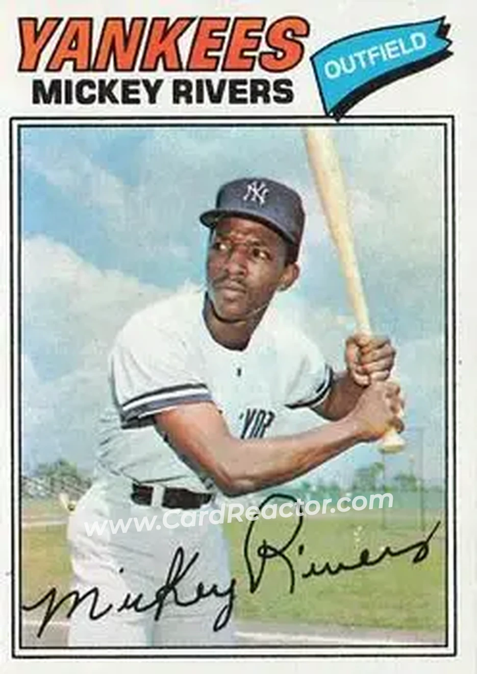 Front of Mickey Rivers