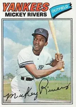 1977 Topps #305 Mickey Rivers