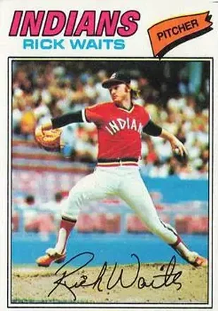 1977 Topps #306 Rick Waits
