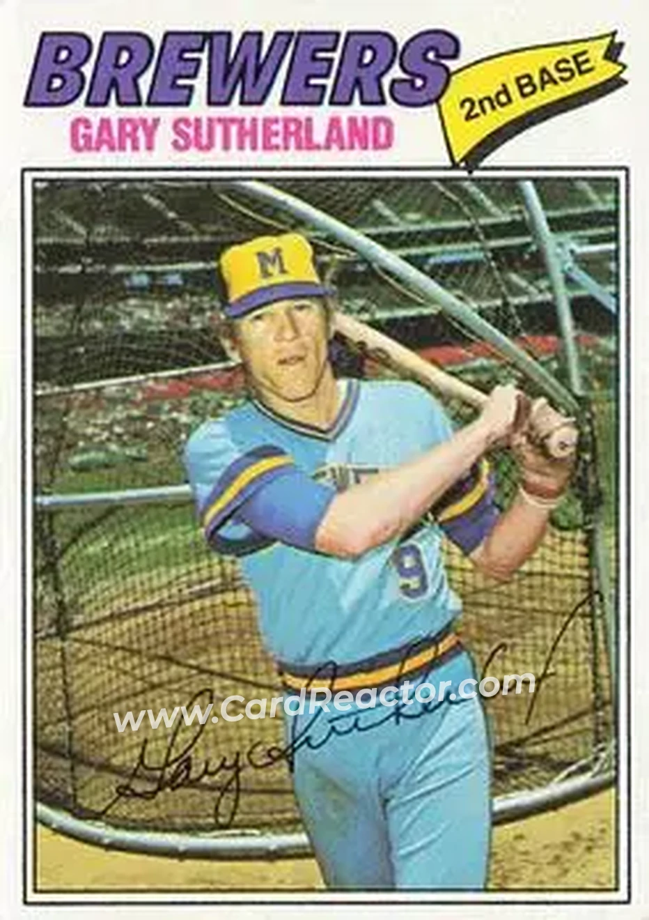 Front of Gary Sutherland