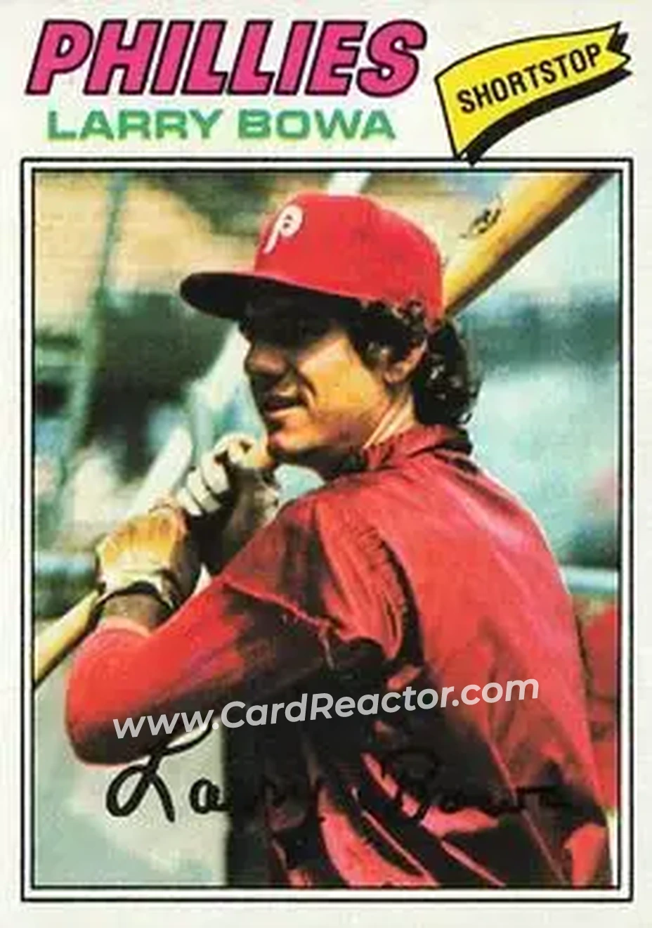 Front of Larry Bowa