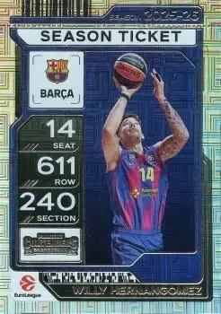 2025-26 Panini Contenders EuroLeague #10 Willy Hernangómez