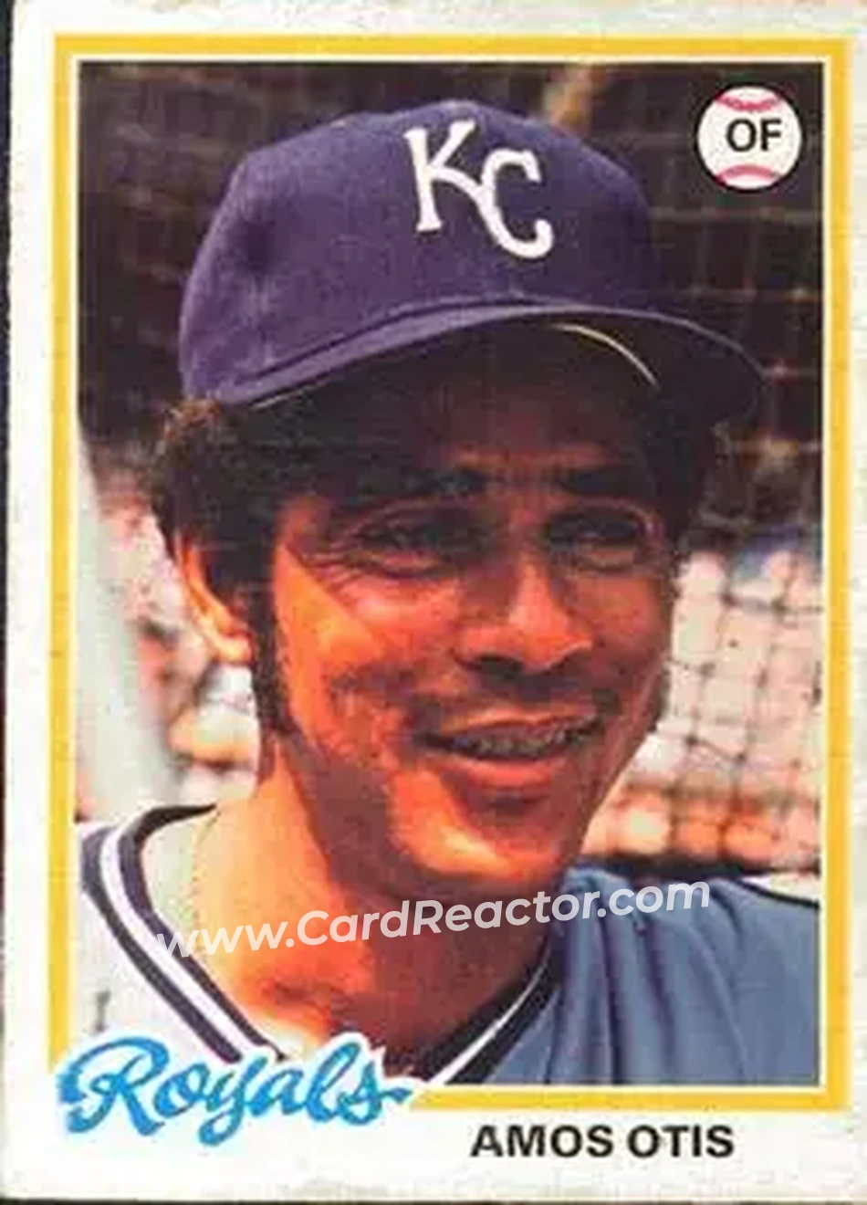 1978 O-Pee-Chee #16 - Amos Otis - Kansas City Royals