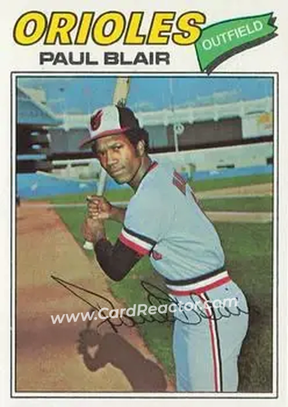 Front of Paul Blair