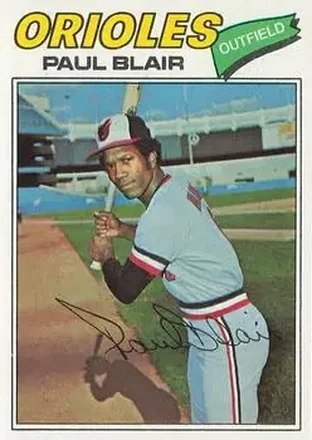 1977 Topps #313 Paul Blair
