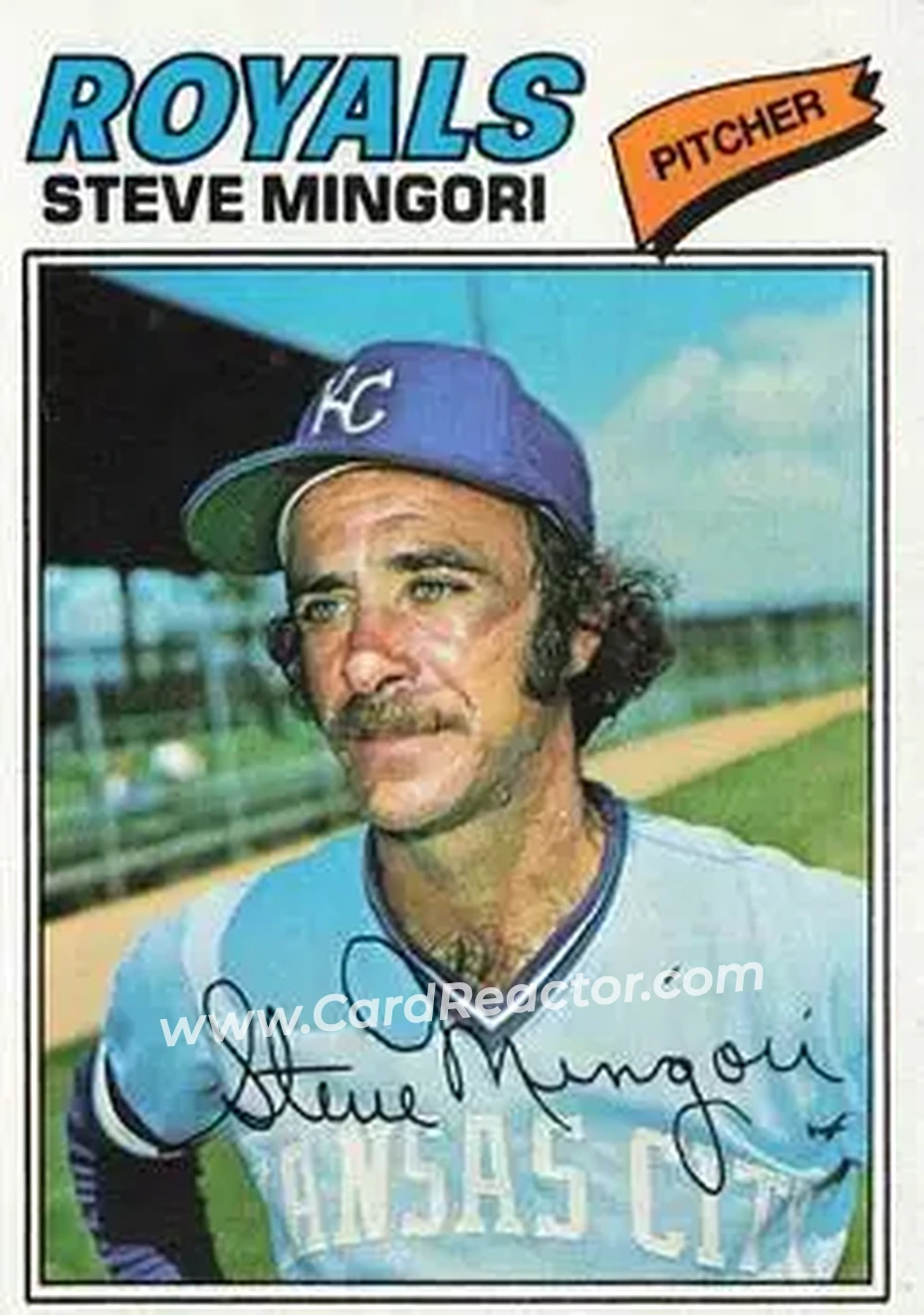 Front of Steve Mingori