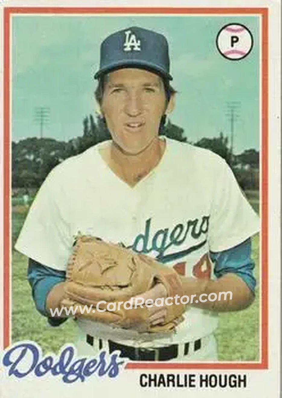1978 Topps #22 - Charlie Hough - Los Angeles Dodgers