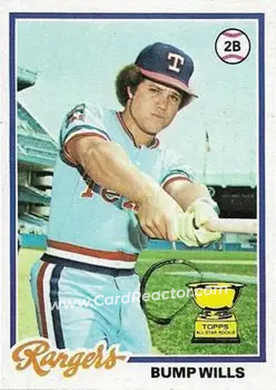 1978 Topps #23 - Bump Wills - Texas Rangers