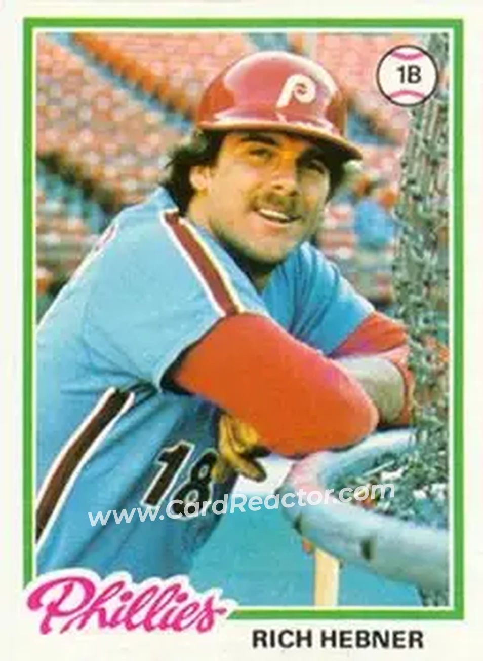 1978 Topps #26 - Rich Hebner - Philadelphia Phillies