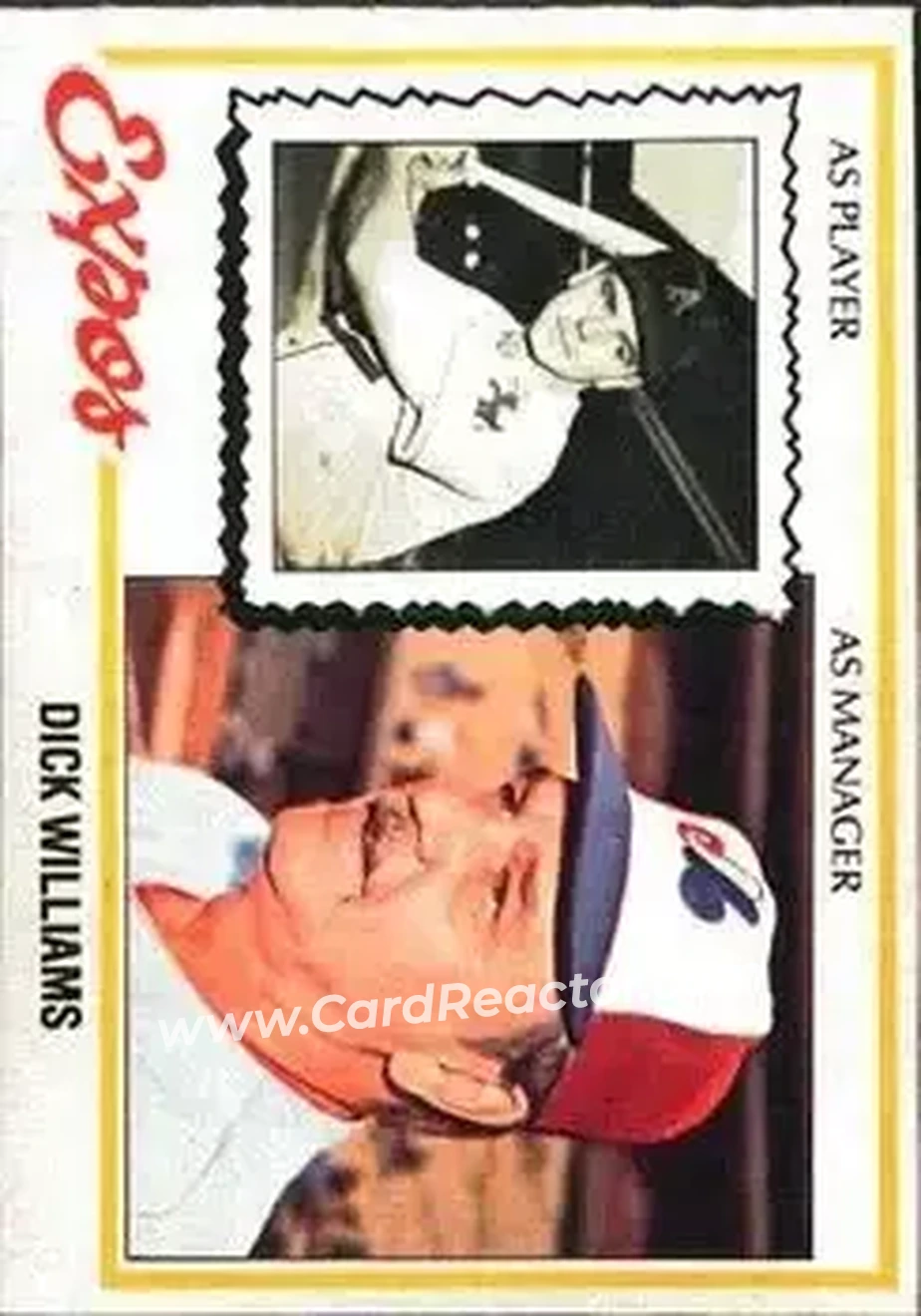 1978 O-Pee-Chee #27 - Dick Williams - Montreal Expos