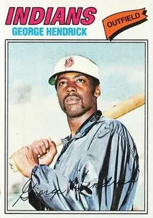 1977 Topps #330 George Hendrick