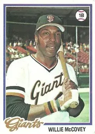 1978 Topps #34 Willie McCovey
