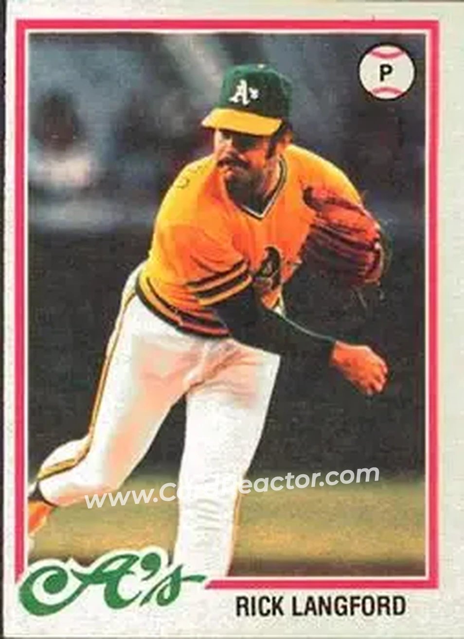 Front of Rick Langford