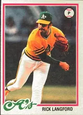 1978 O-Pee-Chee #33 Rick Langford