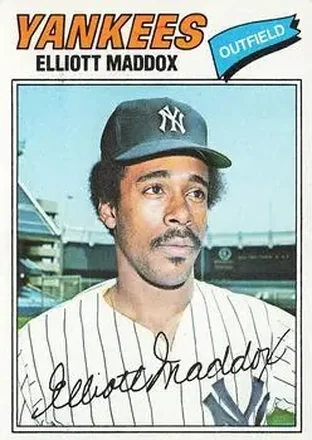 1977 Topps #332 Elliott Maddox