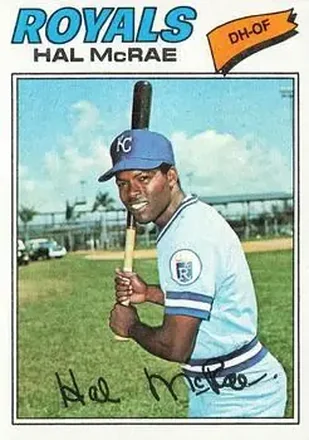 1977 Topps #340 Hal McRae