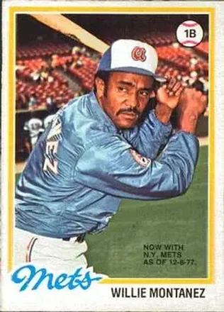 1978 O-Pee-Chee #43 Willie Montanez