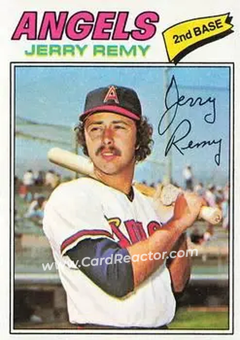 1977 Topps #342 - Jerry Remy - California Angels