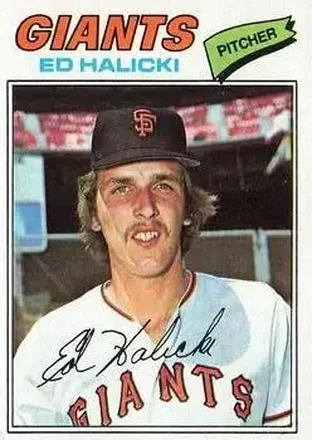 1977 Topps #343 Ed Halicki
