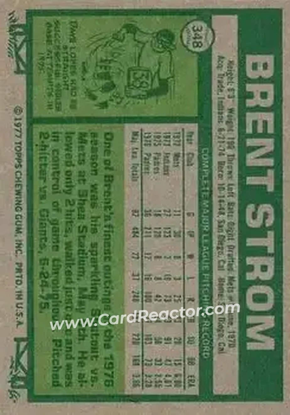 Back of Brent Strom