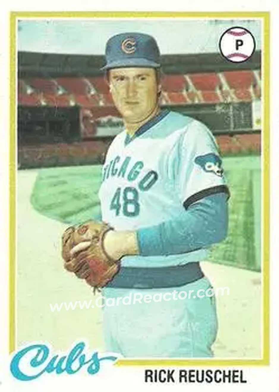 1978 Topps #50 - Rick Reuschel - Chicago Cubs