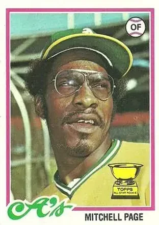 1978 Topps #55 Mitchell Page