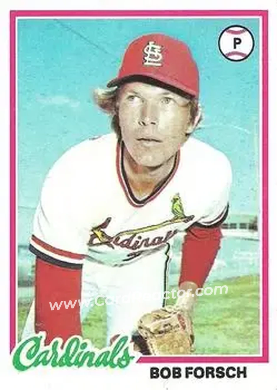 1978 Topps #58 - Bob Forsch - St. Louis Cardinals