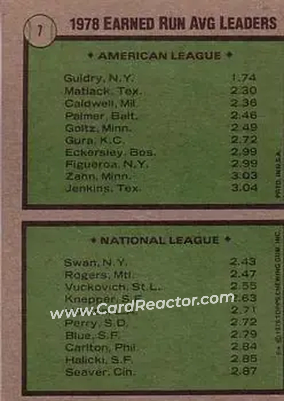 Back of Card #7