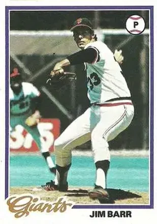 1978 Topps #62 Jim Barr