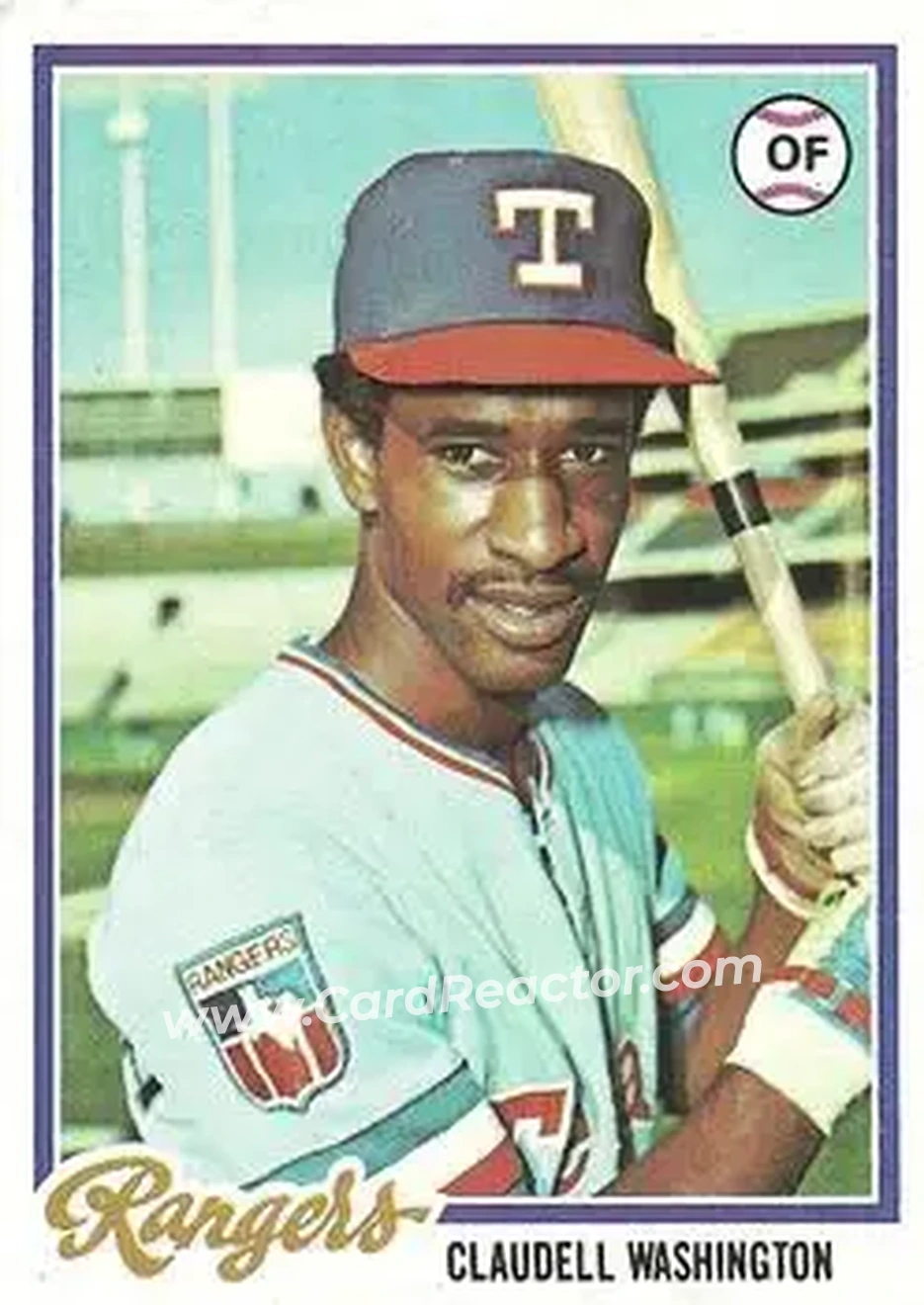 1978 Topps #67 - Claudell Washington - Texas Rangers