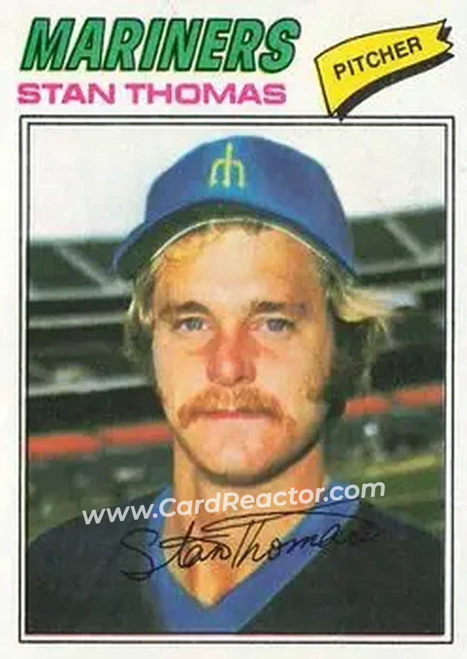 1977 Topps #353 - Stan Thomas - Seattle Mariners