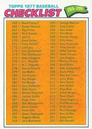 1977 Topps #356 Card #356