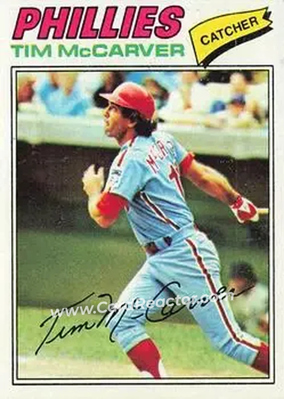 1977 Topps #357 - Tim McCarver - Philadelphia Phillies