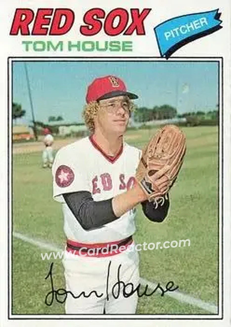 1977 Topps #358 - Tom House - Boston Red Sox