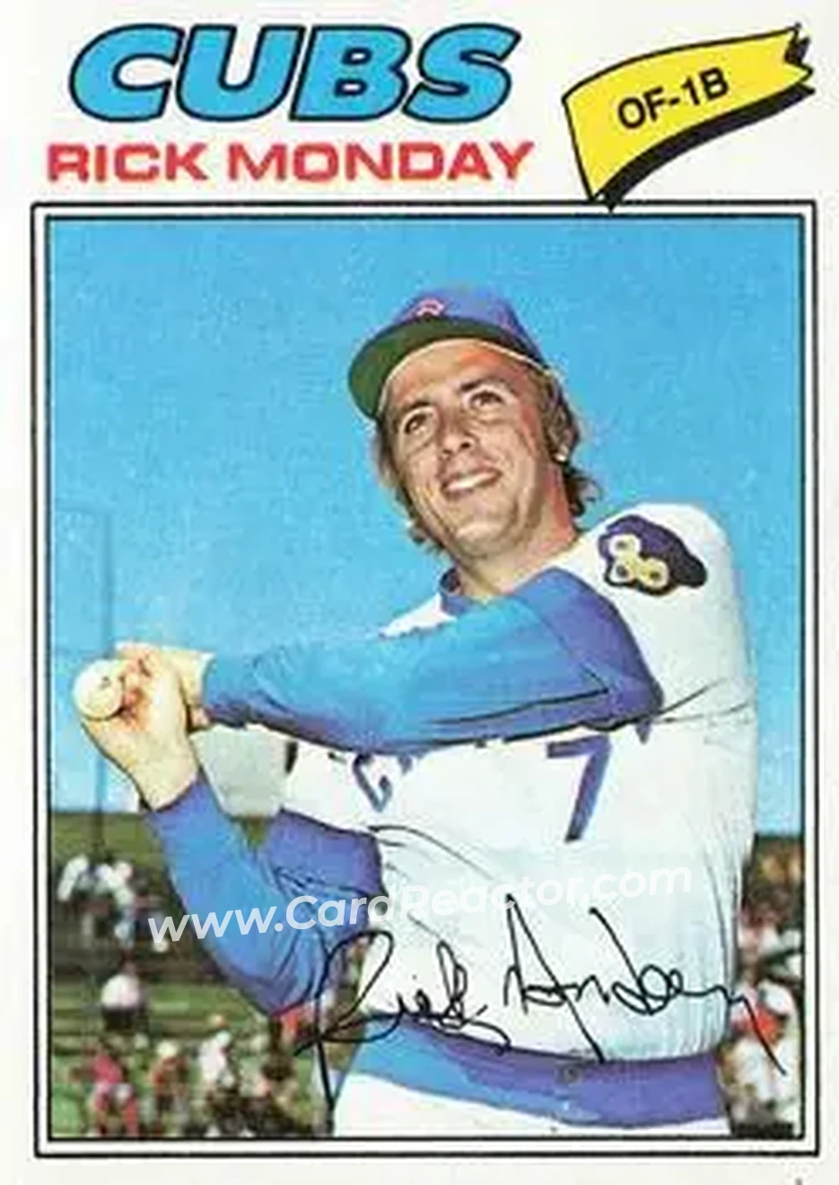 Front of Rick Monday